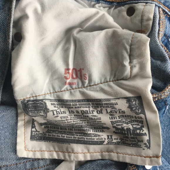 Levi’s 501 S distressed relaxed jeans - Picture 2 of 3